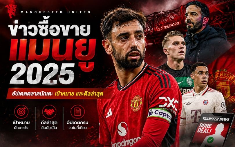 ข่าวซื้อขายแมนยู 2025_ อัปเดตตลาดนักเตะ เป้าหมาย และดีลล่าสุด