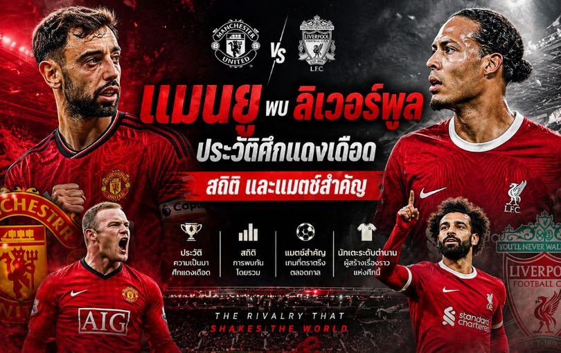 แมนยู พบ ลิเวอร์พูล_ ประวัติศึกแดงเดือด สถิติ และแมตช์สำคัญ