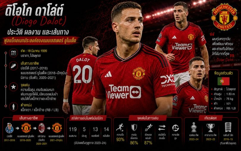 ดิโอโก ดาโล่ต์ (Diogo Dalot)_ ประวัติ ผลงาน และเส้นทางฟูลแบ็กอเนกประสงค์ของแมนเชสเตอร์